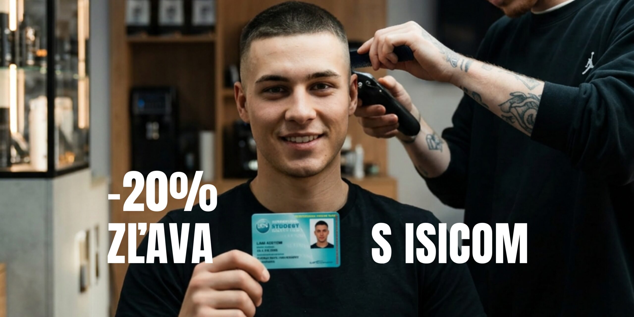 ISIC zľava v MMG Barbers: Ako funguje a ako ju využiť?